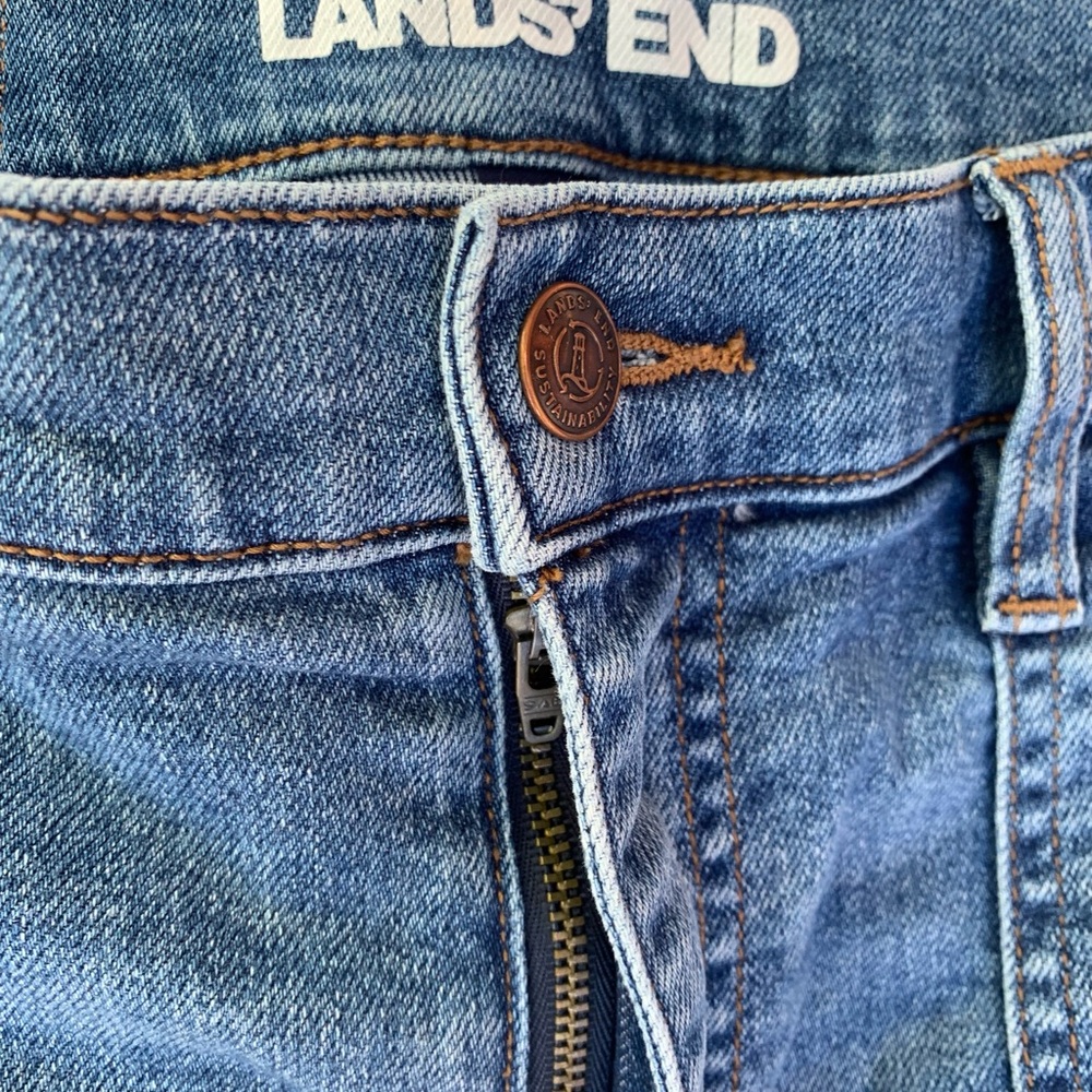 Lands’ End High Waist Women’s Carpenter Jeans - Picture 3 of 8